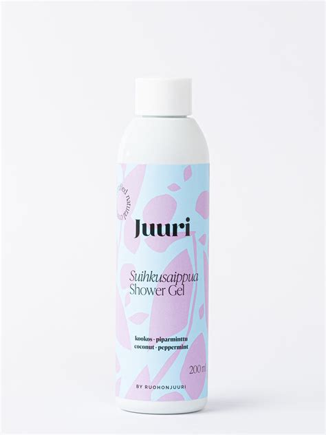 Juuri Suihkusaippua, hajusteeton, 200 ml – Ruohonjuuri.